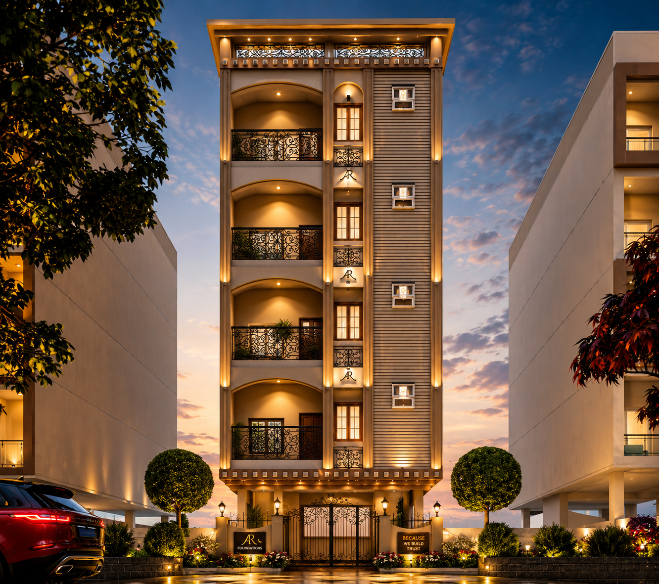 A.R Lakdi Ka Pul — residential construction project in Vijay Nagar Colony, Hyderabad by AR Builders & Developers Hyderabad