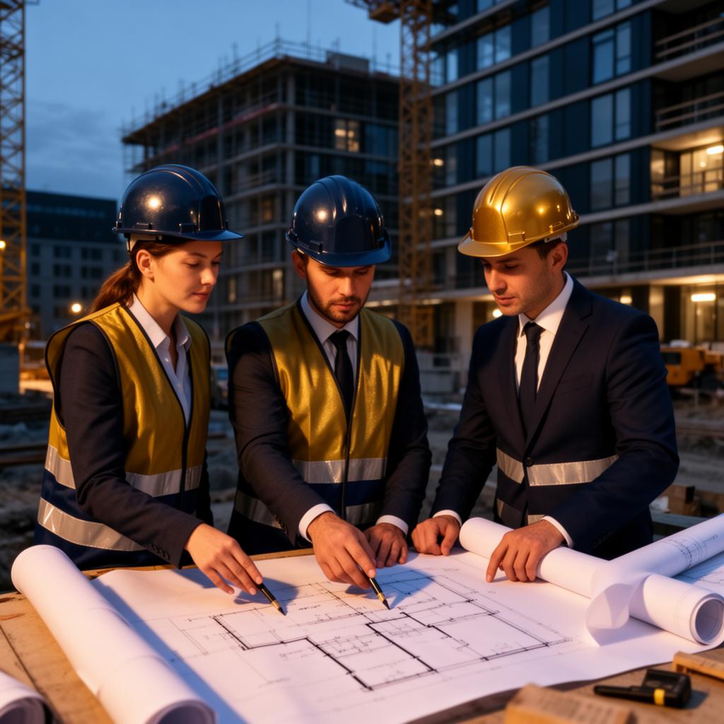 Architectural team at work